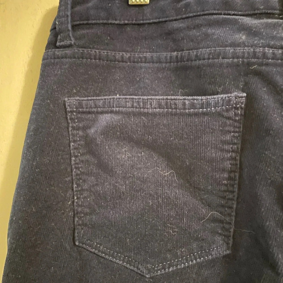 Talbots Indigo Blue Simply Flattering 5 Pocket Corduroy Pants Size 8 Petite - Picture 9 of 10